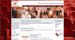 Desktop Screenshot of elsteadtheatrical.co.uk