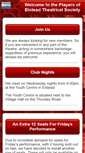 Mobile Screenshot of elsteadtheatrical.co.uk